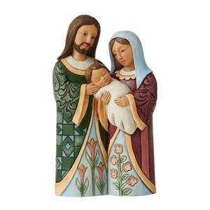 Jim Shore 6006657 Blessed With A Saviour - Pint Sized Holy Family 2020 New